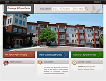 Tablet Screenshot of crossingsapt.com